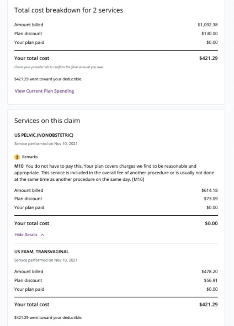 Transvaginal ultrasound cost ClearHealthCosts